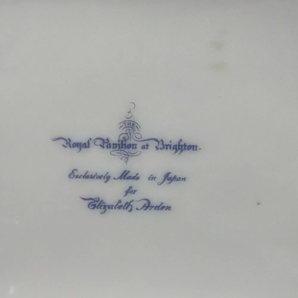 Vintage Elizabeth Arden Royal Pavilion Brighton Porcelain Soap Dish Japan